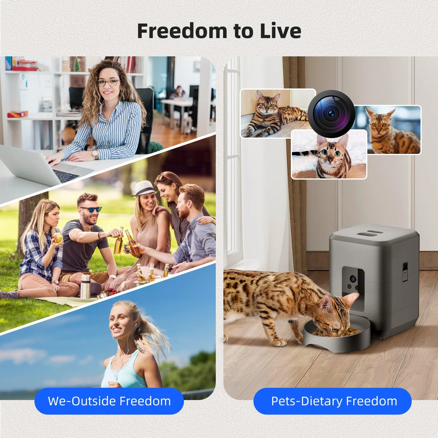 Loaf Smart Pet Feeder — Timed Meals, Camera & App Control