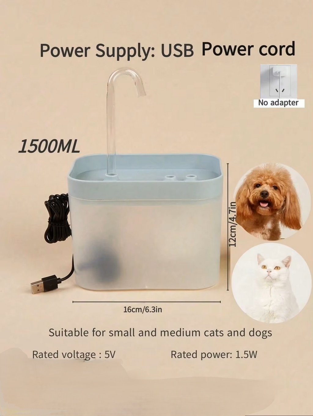 The Loaf Fountain — Filtered Fresh Water, Whisper Quiet